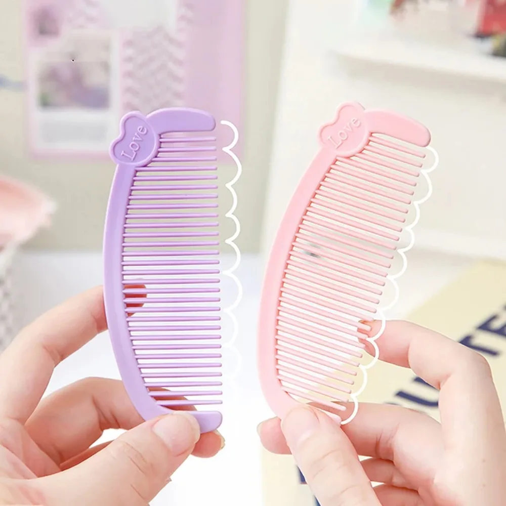 Child Daily Care Hair Care Mini Comb Portable Love Cute Hair Comb Cute Plastic Kids Hair Brush Children/Kids