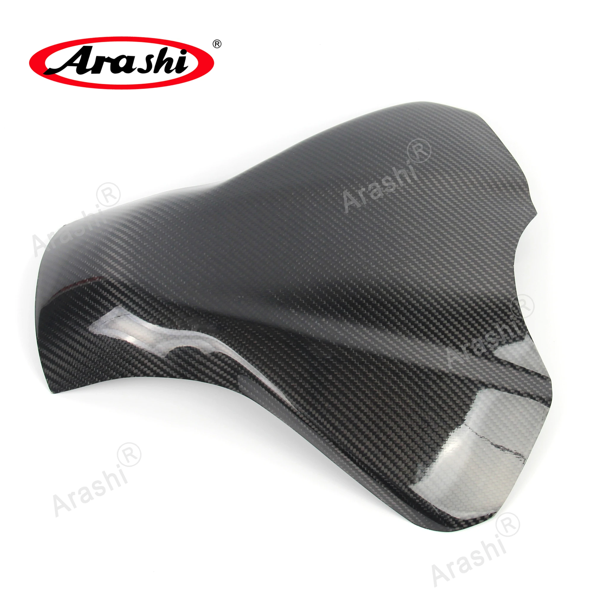 Arashi Real Carbon Fiber Gas Fuel Tank Cover For KAWASAKI NINJA 400 2018 2019 2020 2021 2022 2023 Fairing Guard Protector Case