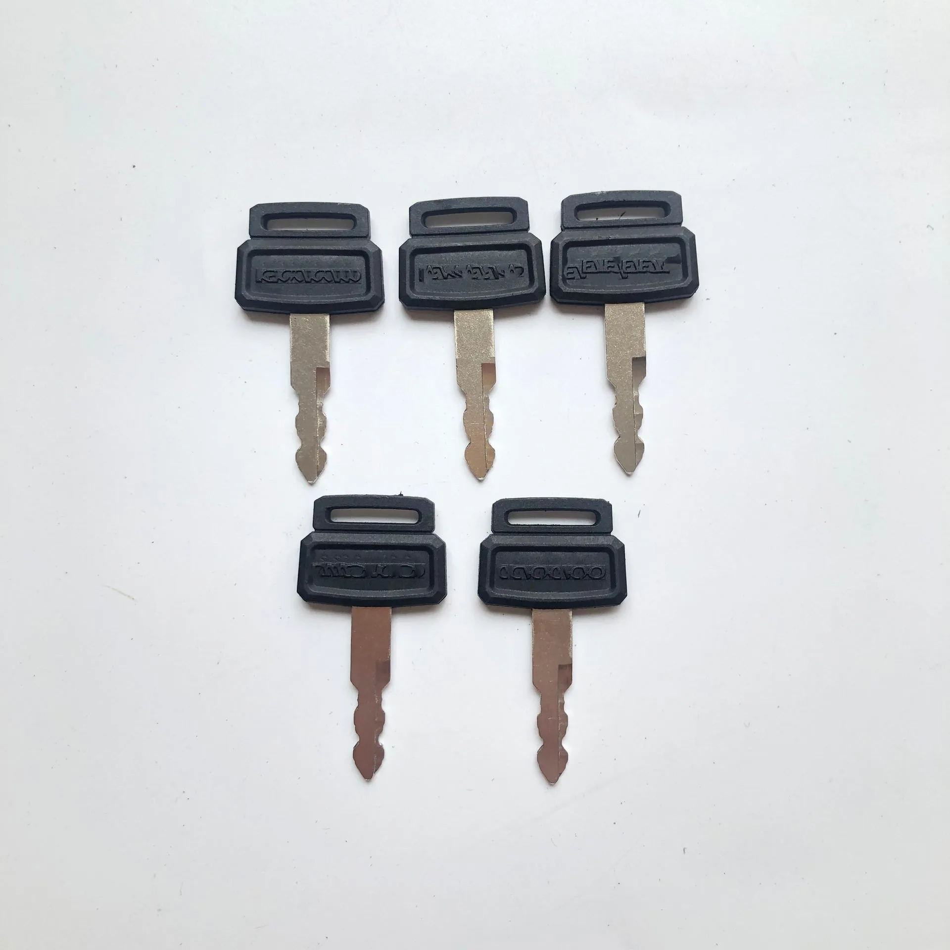 5PCS D200 Ignition Key For Daewoo DoosanDH210 DH200 DX220 Excavator Heavy Equipment