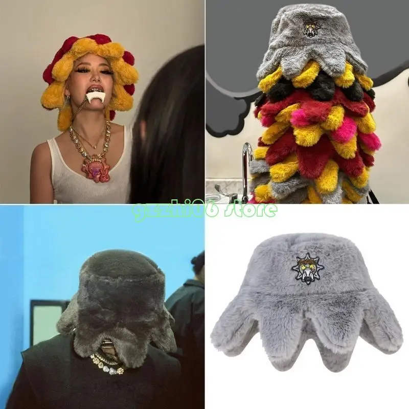 قبعة T5UF الجديدة على شكل دلو للنساء والرجال وحفلات عيد الهالوين #3