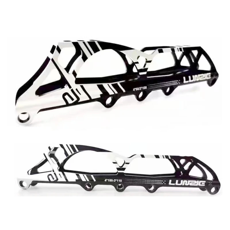 

3*100/110/125mm 4*90/100/110mm 5 Hole Speed Skating Bracket Inline Skate Rack Aluminum Skate Base Frame Bracket 3/4 Wheels