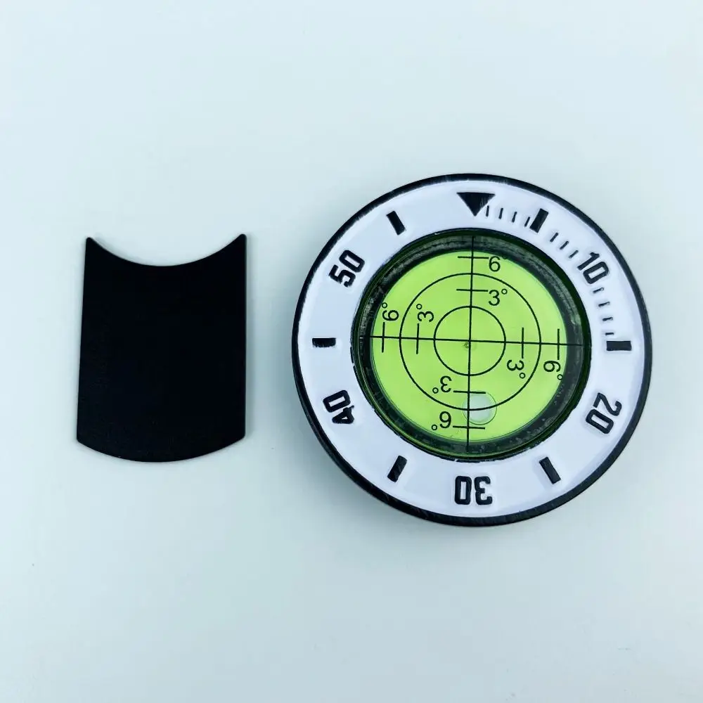 عالية الدقة مستوى القراءة الكرة علامة مستوى القراءة المغناطيسي قبعة الغولف كليب علامة سوداء انفصال كرة جولف ماركر الأولاد #4