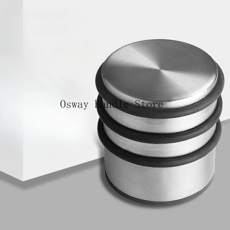 

Round Rubber Door Stopper Door Stops Anti Pinch Wall Protective Door Stop Wedge for Study Room Bathroom Residential
