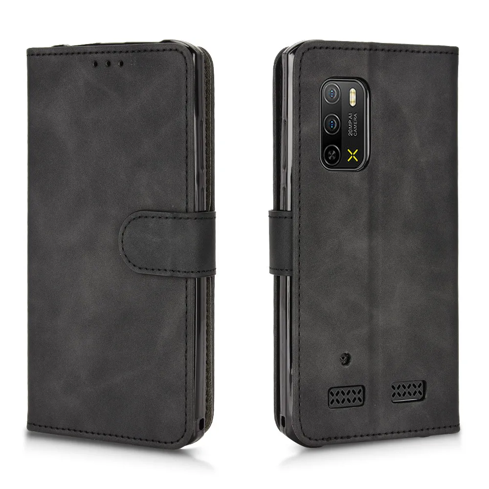 Coque portefeuille en cuir PU pour Ulefone Armor X10 Pro, étui de luxe avec Texture peau rabattable, fentes pour cartes, support pour téléphone