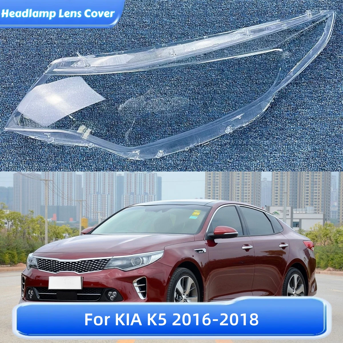 

For KIA K5 2016 2017 2018 Automotive Parts and Accessories Lampshades Lamp Shell Headlights Lights Glass