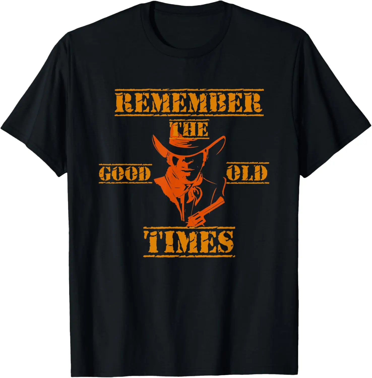 Remember Good old times Western Style Cowboy Rodeo T-Shirt