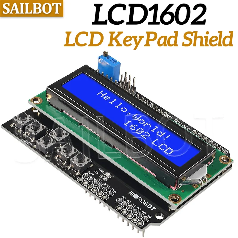 1 قطعة LCD لوحة المفاتيح درع LCD1602 LCD 1602 وحدة العرض