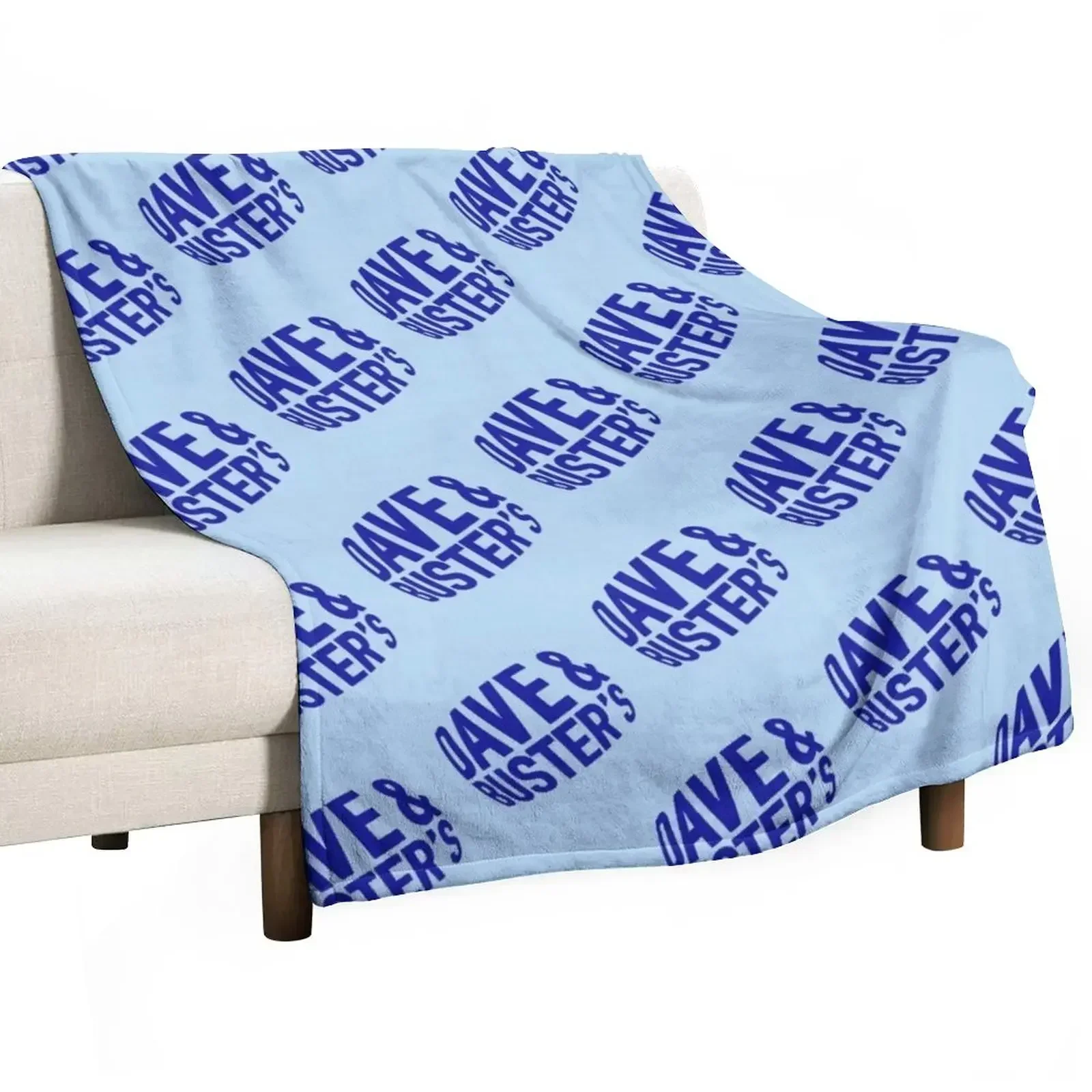

Dave & Buster's Resto Throw Blanket Travel Size Cozy Blanket for Plane Train