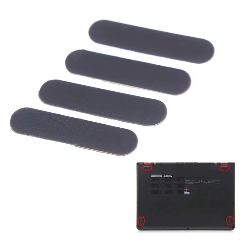 4Pcs Laptop Rubber Pad for Thinkpad yoga12 yoga s1 Bottom Shell Foot Pad