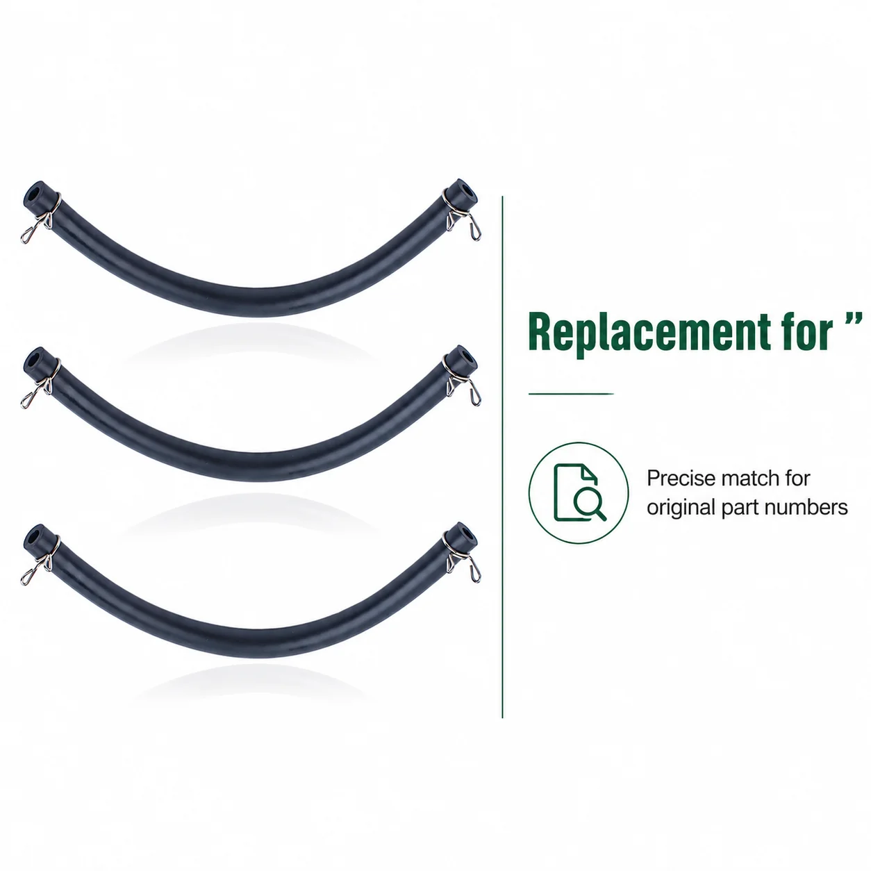 3Pcs Fuel Hose Replacement Compatible With 154F 168F 5.5HP 6.5HP Small Engine Motor Generator Trimmer Gas Pipe Clamps Kit Parts