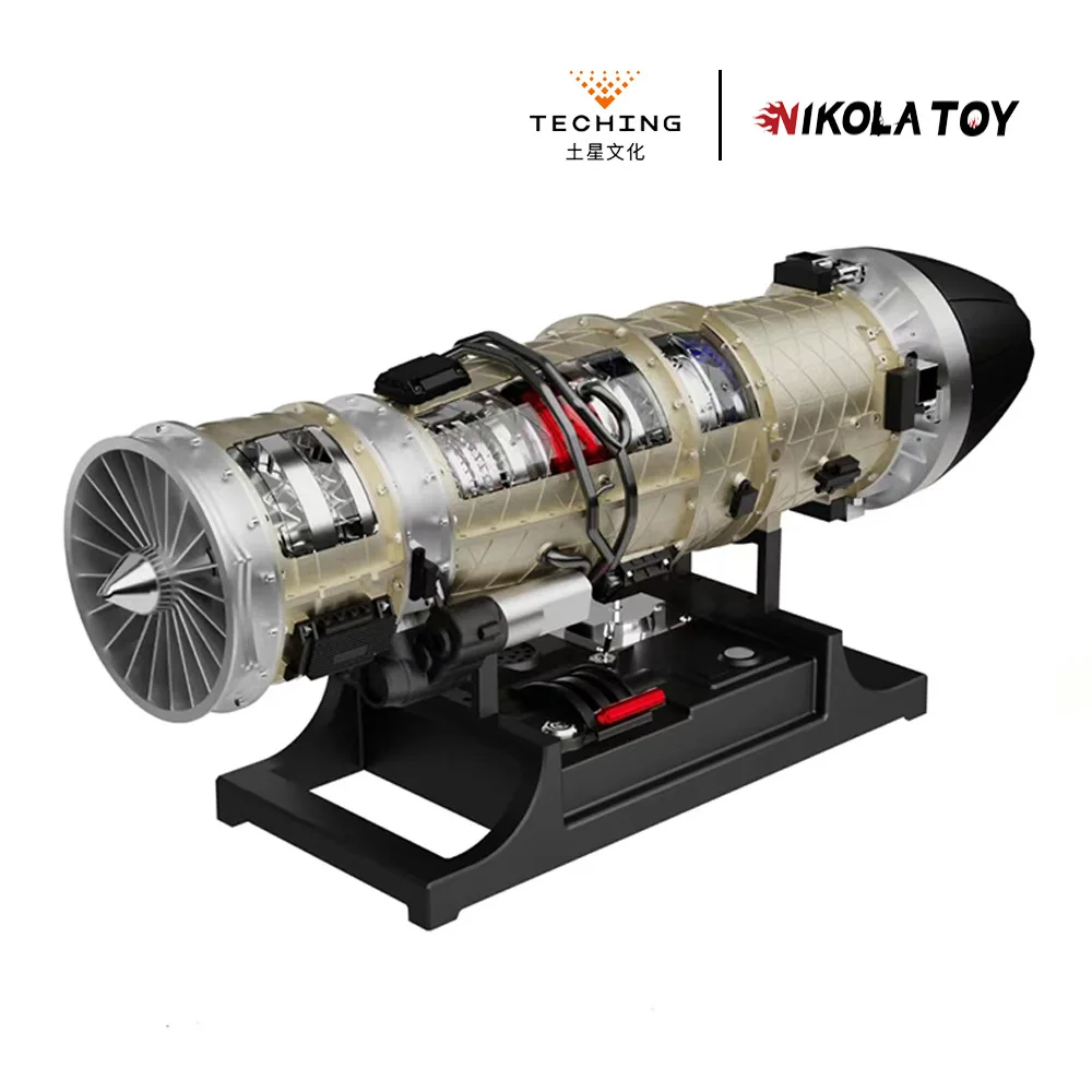 NIKOLATOY&Saturn Culture Joint Metal Vortex Jet Small Channel F35 Fighter Engine Assembly Model