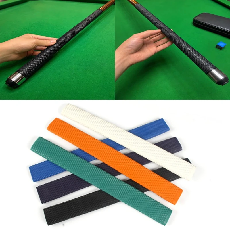 Billiard Grips Pool Cue Butt Sleeve Protector Billiard Wrap Rubber Weave Cue Grip Billiards Accessories