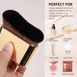 MAANGE Large Makeup Brushes for Contouring Tanning Liquid Foundation Cream Blush Soft Bristle Multi-purpose Makeup Tool for Days