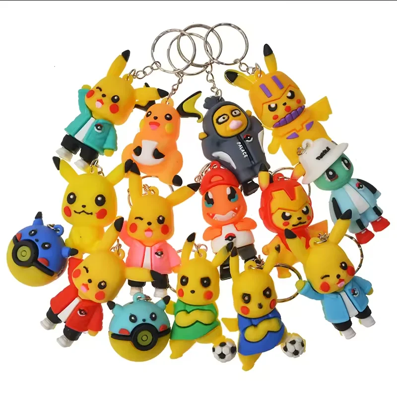 # # 24 stks/set Pokemon Pikachu Blind Box Action Figure Model Pop Sleutelhanger Hanger Decoratief Speelgoed Voor Kinderen Kerstcadeau