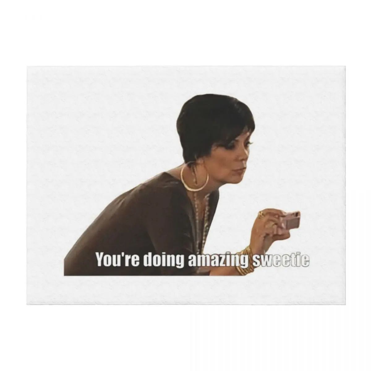 

You're Doing Amazing Sweetie Throw Blanket Warm valentine gift ideas Soft Big for winter Blankets