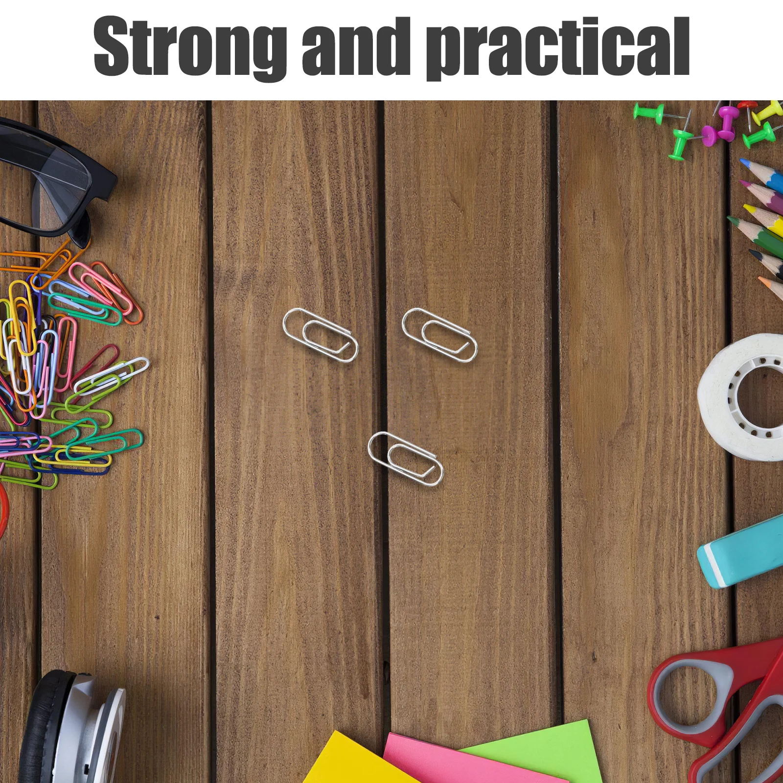 200 قطعة مقاطع الورق المعدنية الصغيرة 15 مللي متر مشابك الموثق الصغيرة للمستندات المذكرات المجلات مكتب المدرسة ورقة السحابات