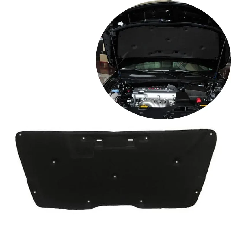 Front Engine Hood Heat Insulation Pad For Toyota Camry 2006-2011 Sound Heat Cotton Shield Soundproof Mat Cover Foam Fireproof