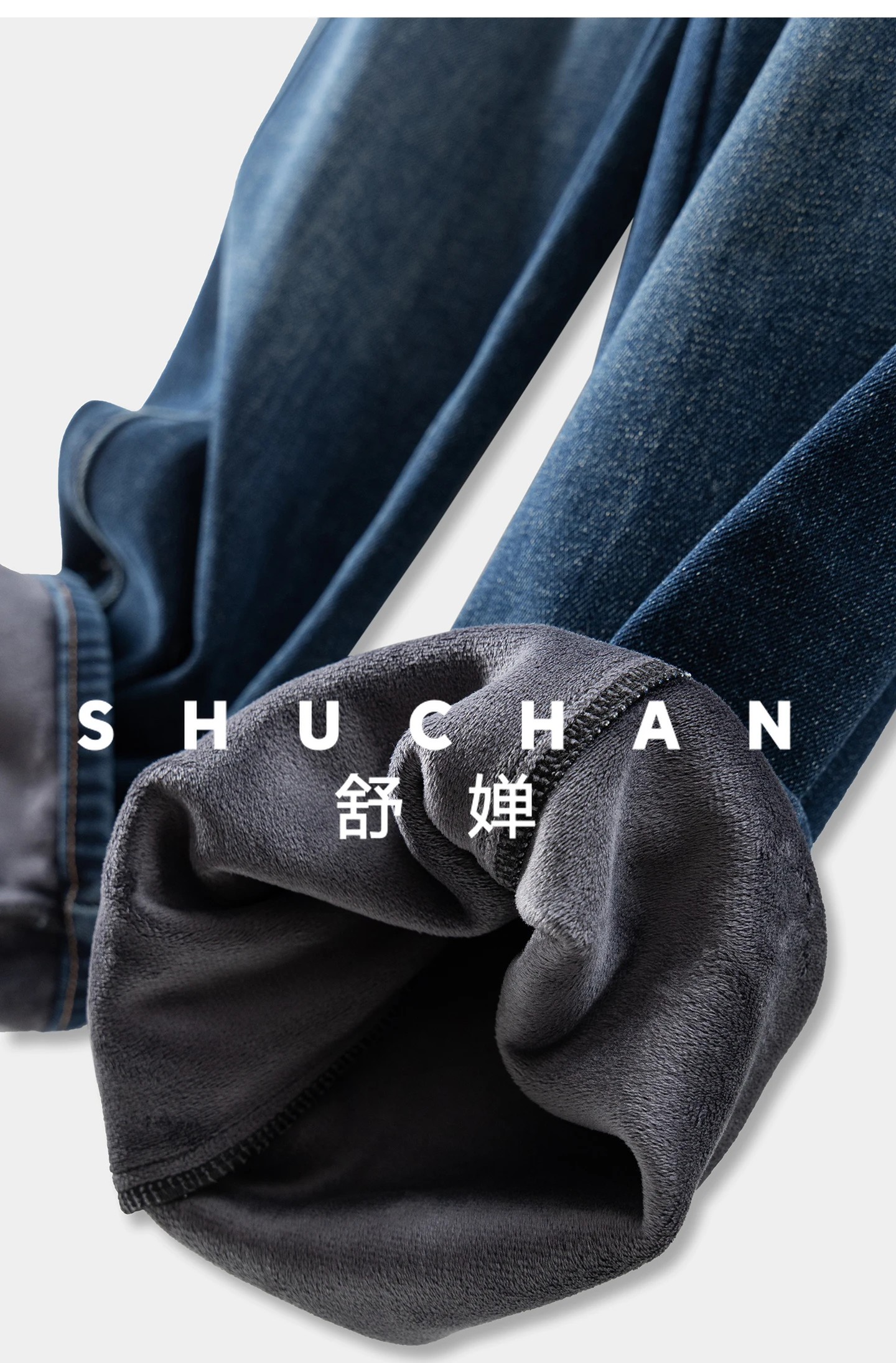 Inverno quente, cereja francesa bordado veludo de cintura alta reta jeans de perna larga feminino 29i4 pantalones de mujer