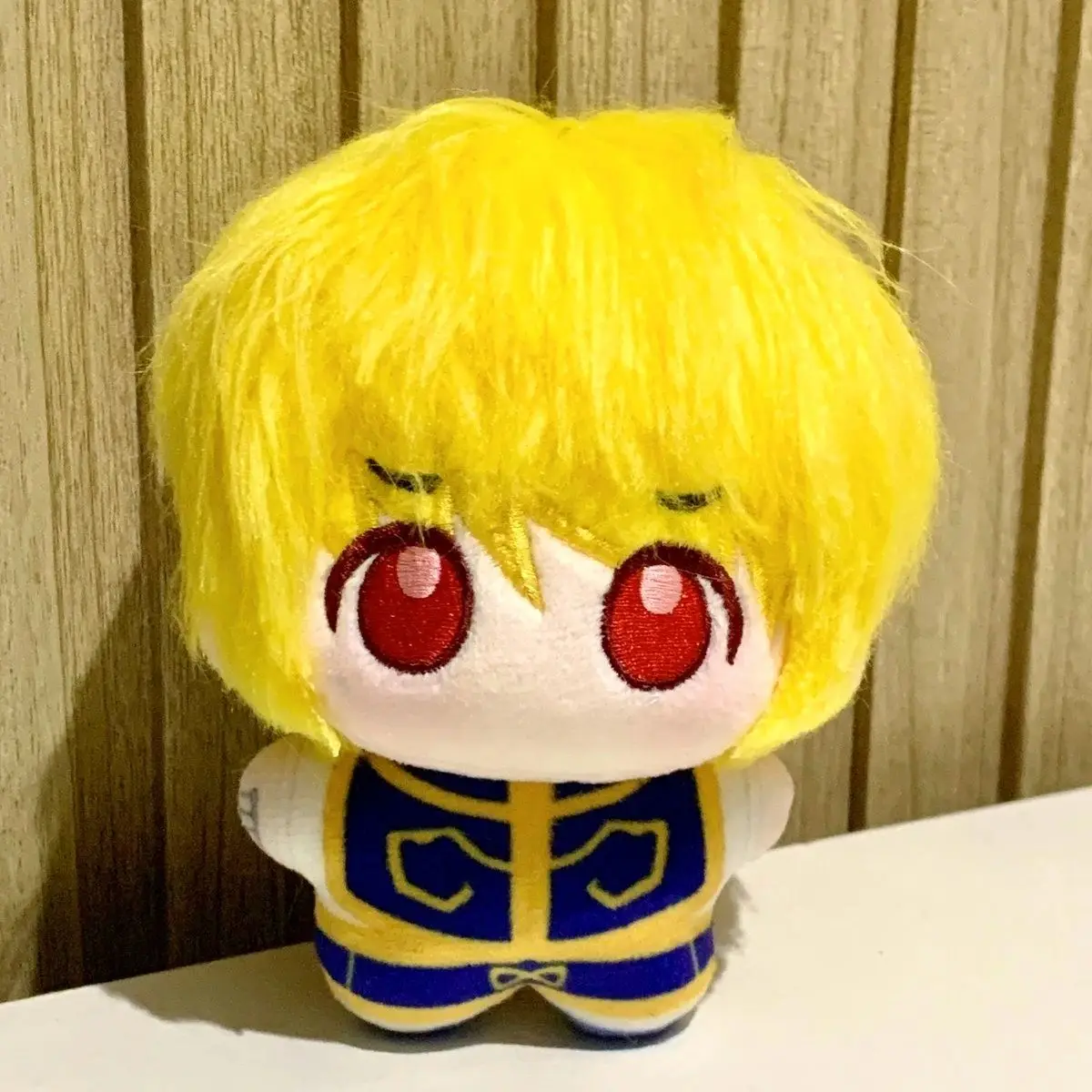 

10cm Game Role Kurapika Anime Doll Dango Print Body Mini Bag Ornaments Plush Pendant Keychain Toys Xmas Gift