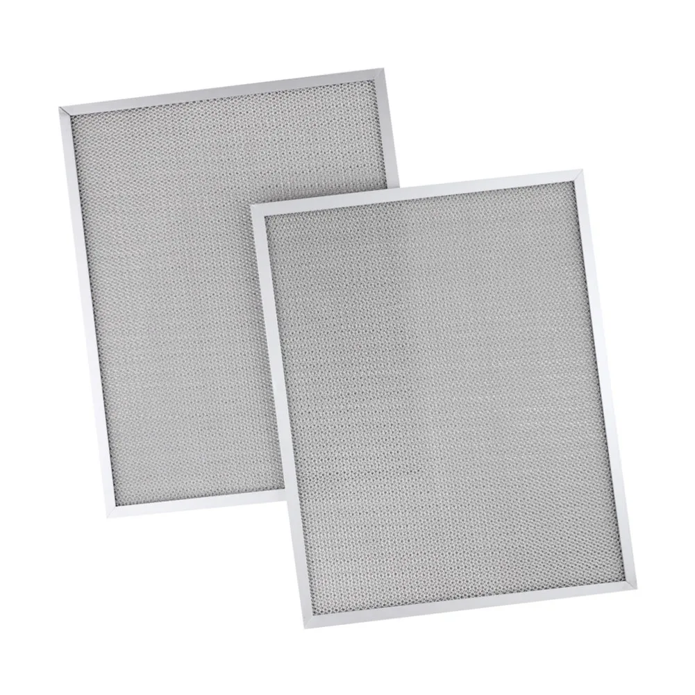 5-Layer Aluminum Grease Filter Set for Range Hoods Intended for Regular Use in Home Kitchens with Focus on Functional Durability