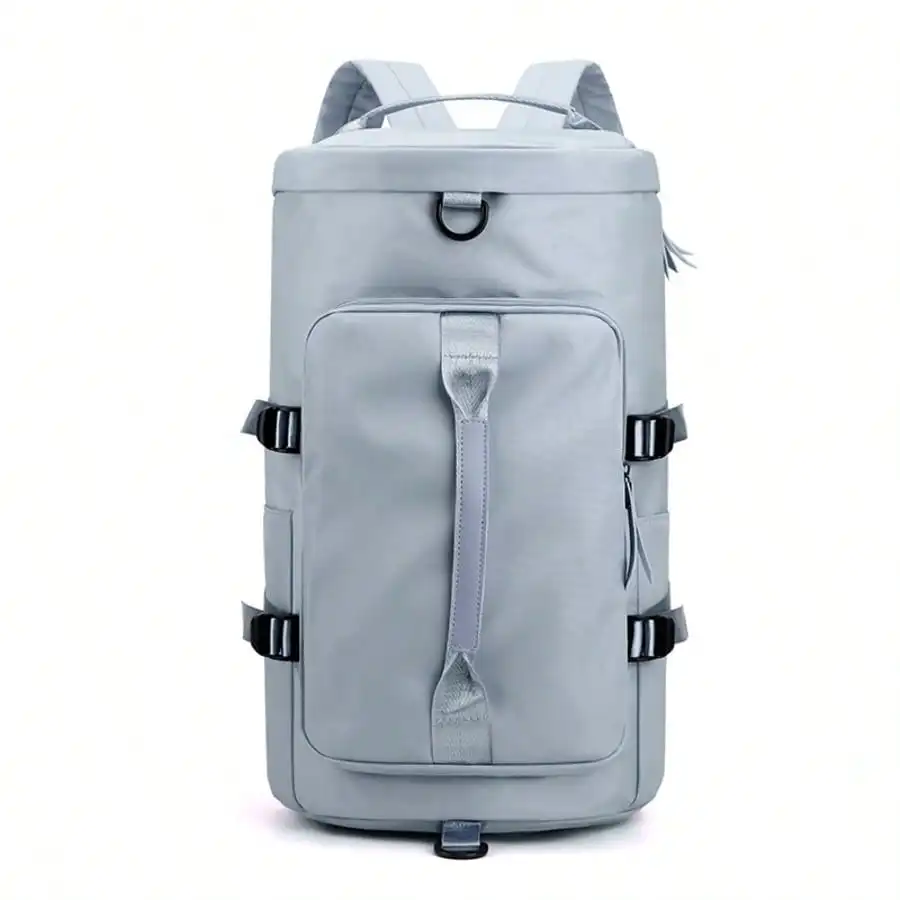 Women's Gym & Travel Duffle Bag - Oxford Cloth With Independent Shoe Compartment, Convertible Backpack & Shoulder Bag, Ideal For Thanksgiving Getaways, Christmas Trips, Fourth Of July Vacations, Easter Travel, Valentine's Day Weekend Trips view 2
