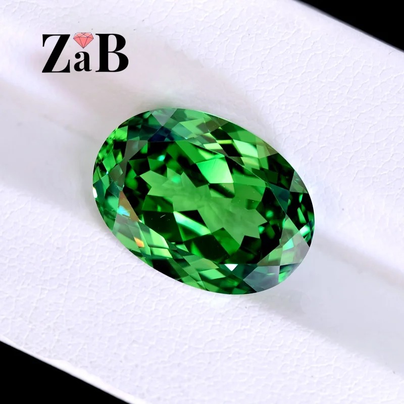 

Emerald Bird's Nest Plus High Precision Cut 13X18mm Large Size Naked Stone Ring Ring Pendant DIY Stone New Trend