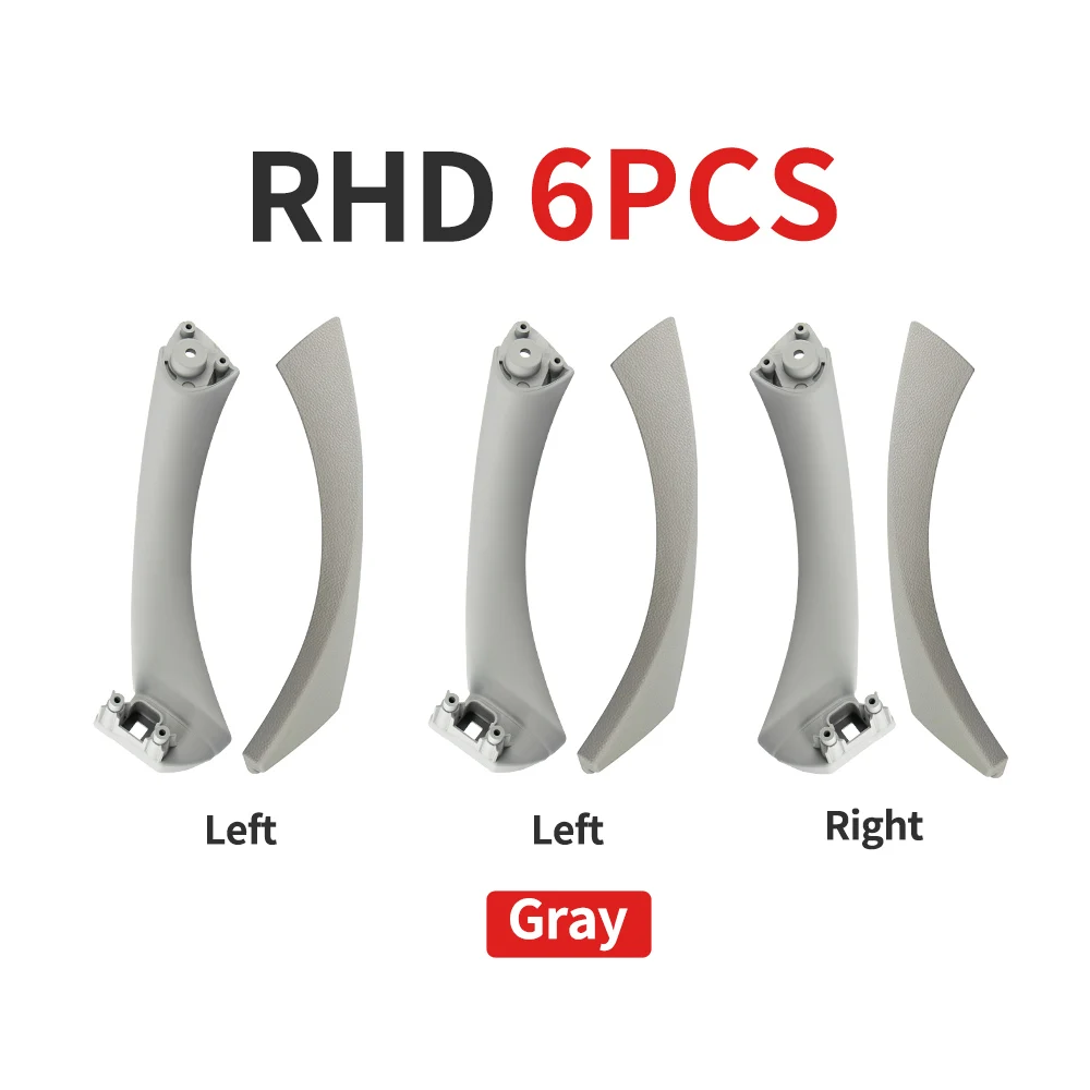 Vervangende deurgrepen voor BMW 3 Serie 2005-2012 E90 E91 E92, 6 stuks, LHD RHD, binnendeurgrepen 316 318 320 325 328 330