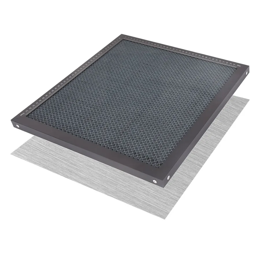 

Laser Honeycomb Working Table 15.7x15.7x0.87 Honeycomb Laser Bed for Smooth Edge Cutting Fast Heat Dissipation and DesktopProte