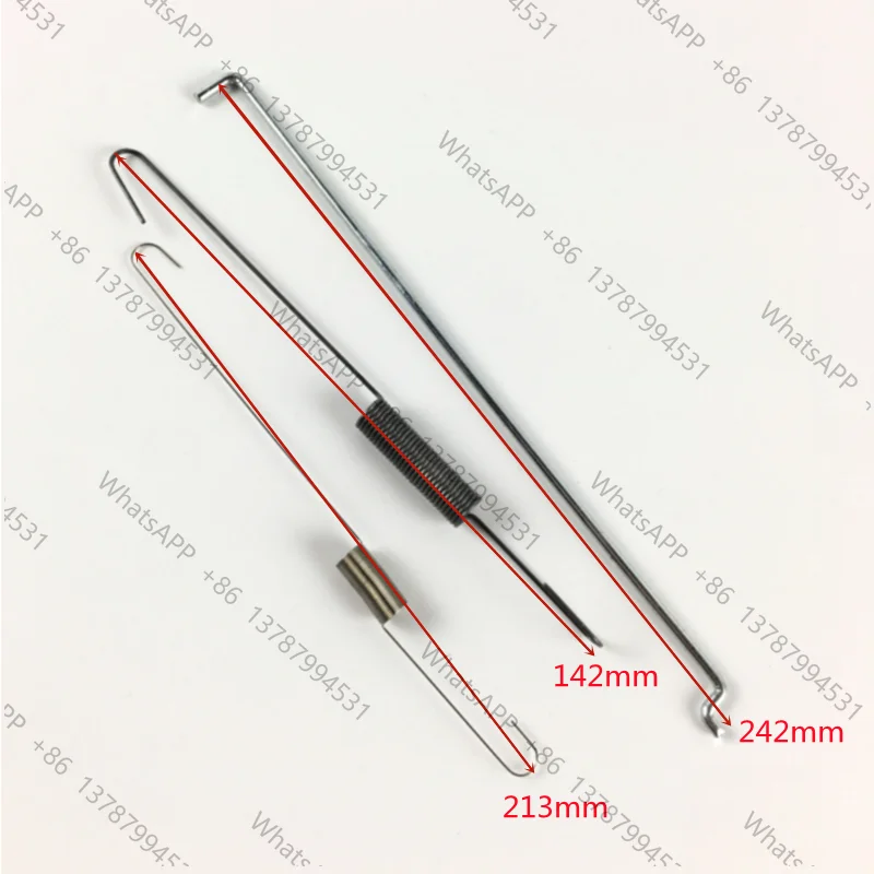 Throttle return governor spring & rod 3 pcs kit for 173F 177F GX240 GX270 & more 8HP 9HP carburetor control carb linkage