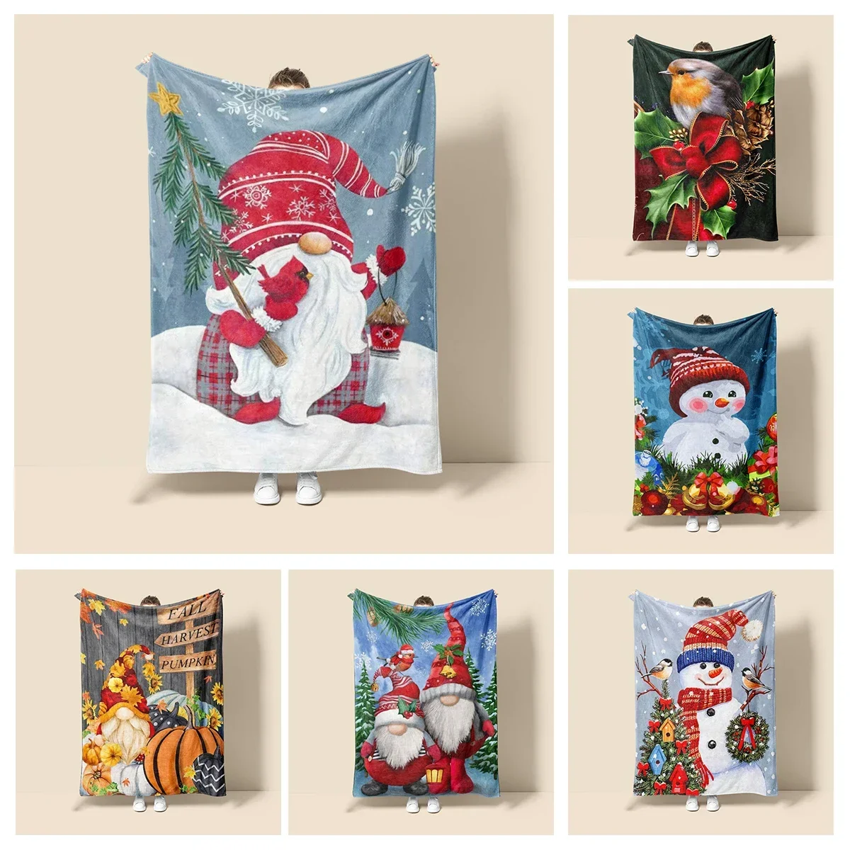 

Plush Throw Blanket for Sofa or Bed Natural Animal Prints Soft Thick Winter Blanket