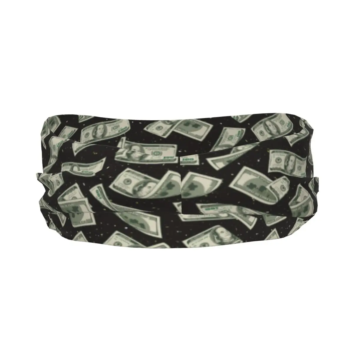 Sports Headband One Hundred US Dollar Bills Pattern Fitness Sweatband Absorbent Cycling Jog Hair Bandage