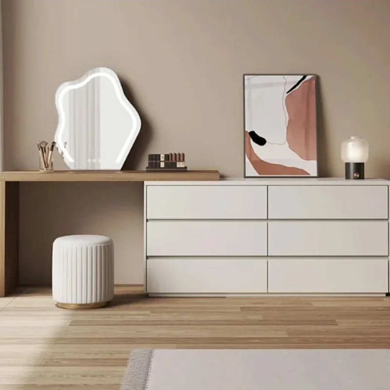 Juego de mesa de maquillaje, silla de baño barata para tocador Vasagle, joyero de pie, tocador con espejo, tocadores para dormitorio, liquidación de lujo