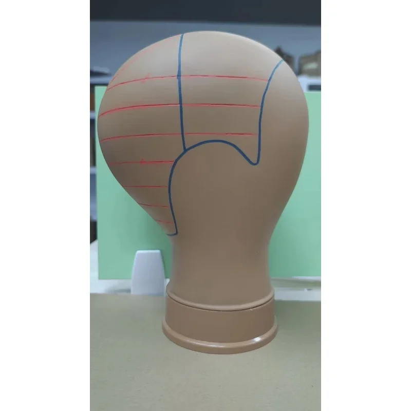 21、22 、23 Inch For PVC Head Cork Canvas Mannequin Wig Making Display