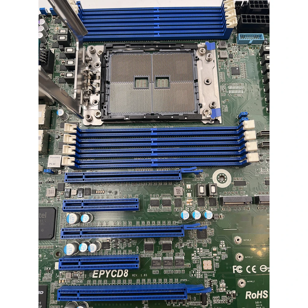 SP3 LGA4094 Mainboard EPYCD8 ATX 12X9.6 Inch Server Board Support EPYC 7001 7002 CPU