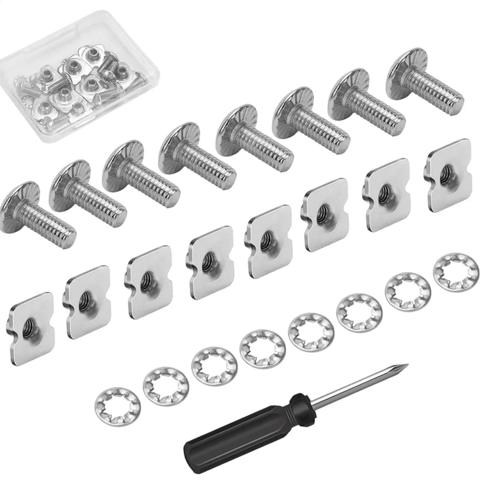 

Football Back Plate Hardware Kit 26 Piece Quick Release Soccer Gear Football Helmet Hardware Kit for Unisex Adult Youth Size
