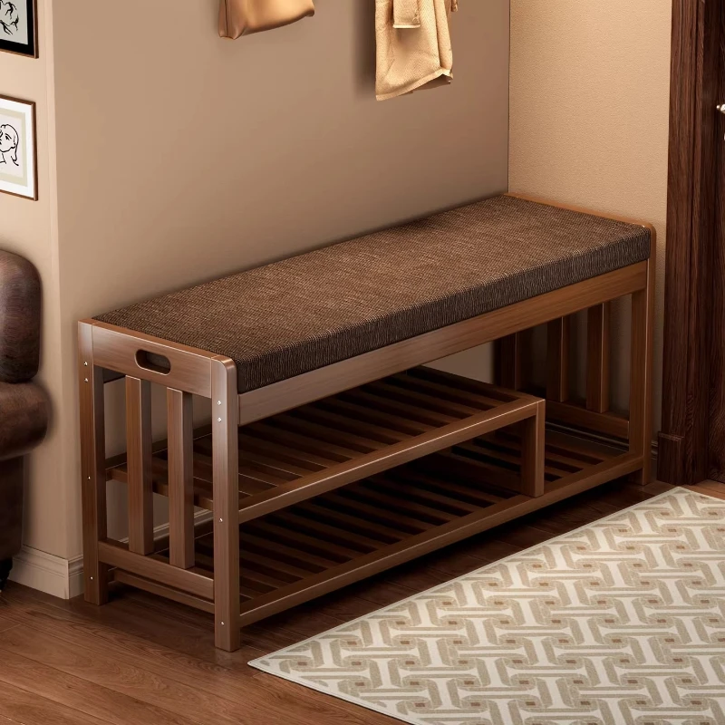 

Durable Shoe change stool door Household entrance door can sit shoe cabinet integrated shoe stool