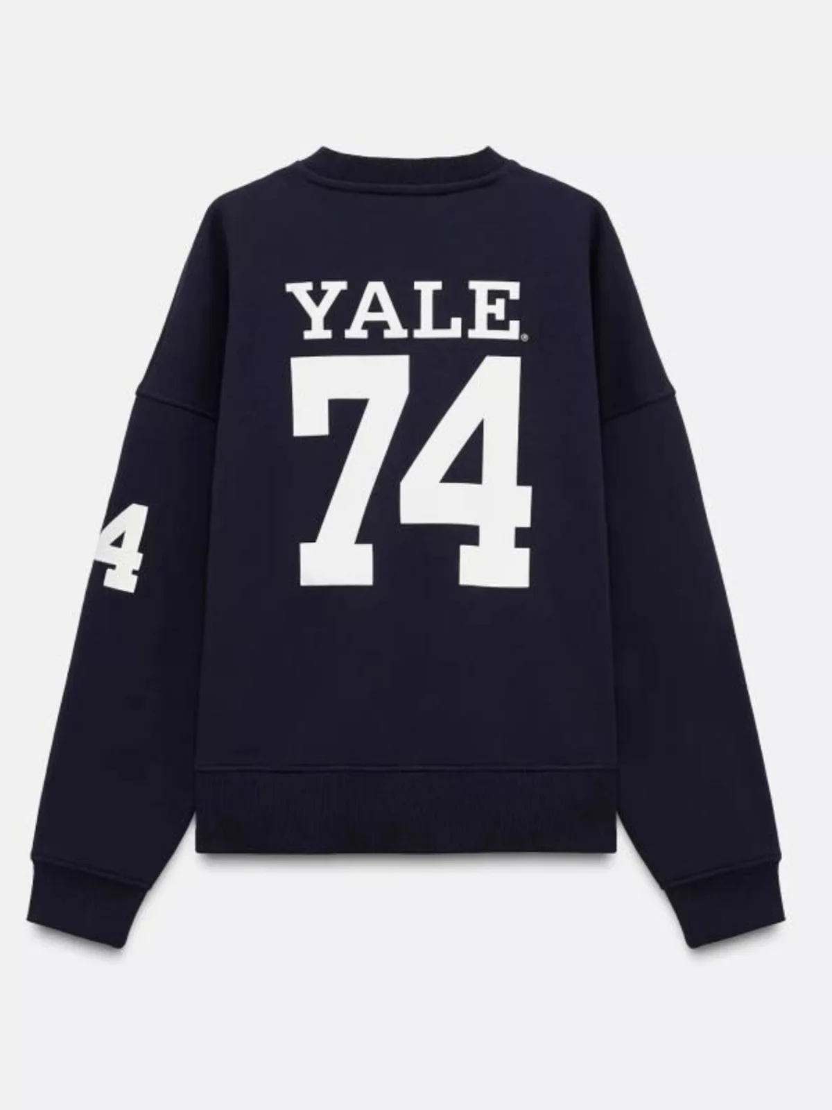 ربيع 2025 المرأة الجديدة الأمريكية الرجعية Y الرياضة العصرية طويلة Sve V-ne البلوز فضفاضة تناسب القطن الشارع Sle