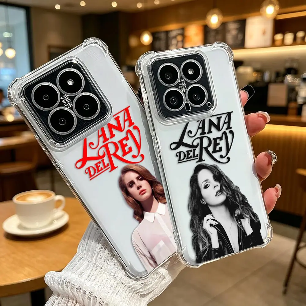 Transparent Phone Case For infinix HOT 10S 50 60 70 NOTE 30 60 SMART 7 8 9 10 20 Shockproof Cover Poster Singer L-Lana Del Rey