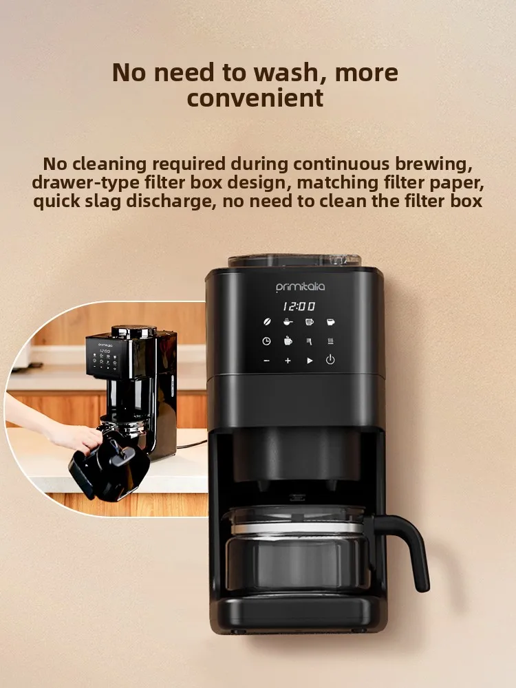 

American coffee machine household automatic grinding machine small drip filter GA92