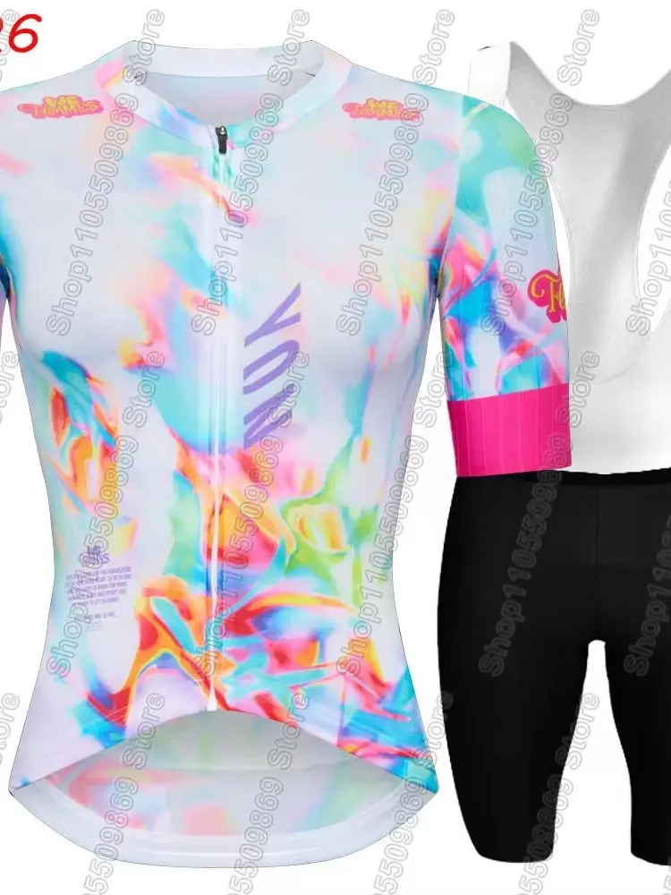 We Femmes Radtrikot-Set 2026 Damen Sommer Fahrradbekleidung Rennrad-Shirts Anzug Fahrrad-Trägerhose MTB Ropa Maillot