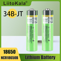 LiitoKala 3.7 v 3400 mah 18650 Lithium Battery NCR18650B Discharge 20A Rechargeable Battery For flashlight torch batteries