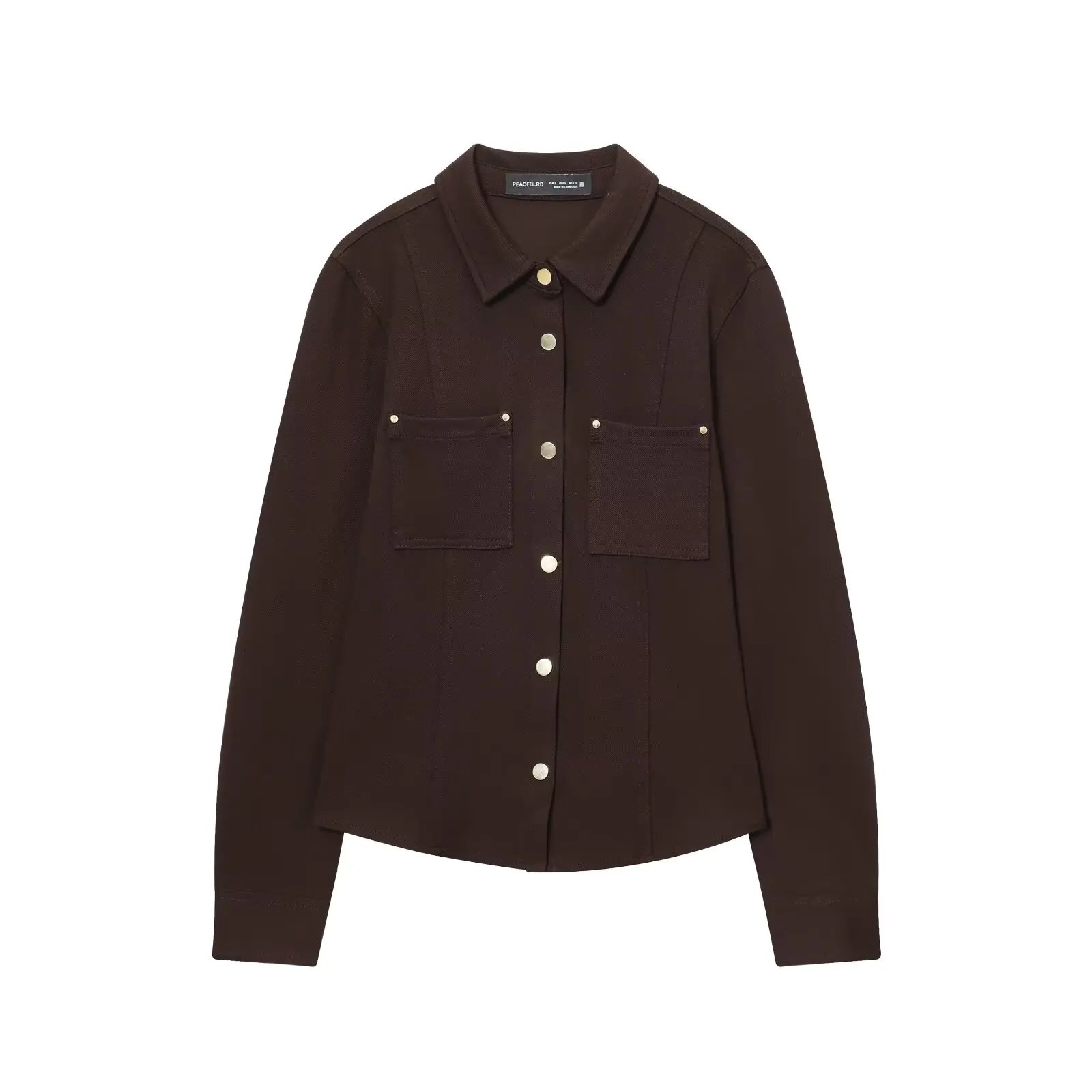 

2025 Tailored Crepe Shirt Elegant Fashionable New Style Comfortable Office Wear Casual Versatile Retro Sexy Outerwear