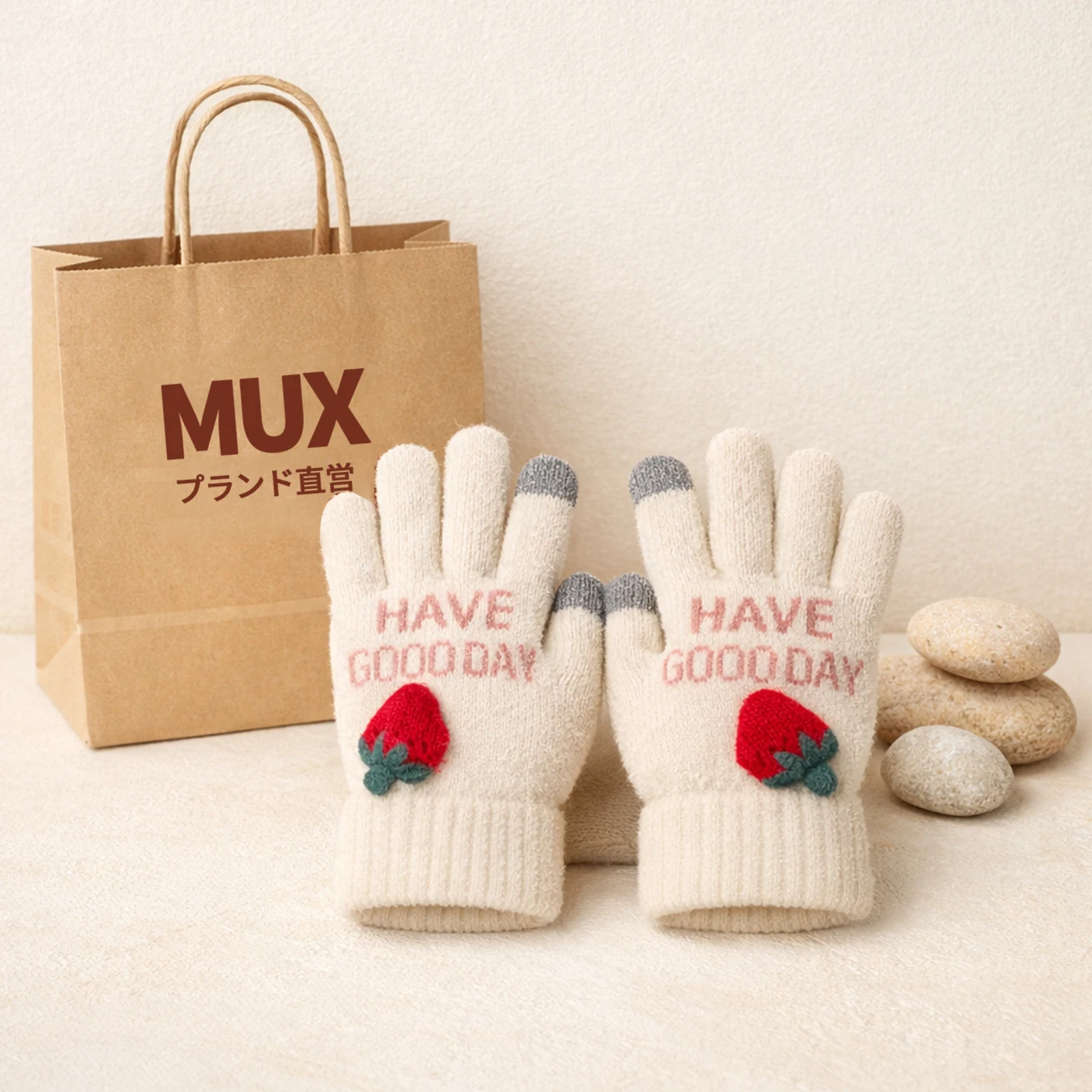 luvas-de-nylon-com-padrao-de-morango-para-mulheres-quentes-para-o-inverno-brancas-adulto-a-prova-de-frio-marca-mx