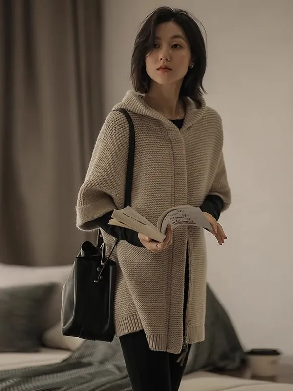 

High Collar Knitted Vest Women's Faionable Double Zipper Svel Sweater Korean Sle Commute Wind Outerwear