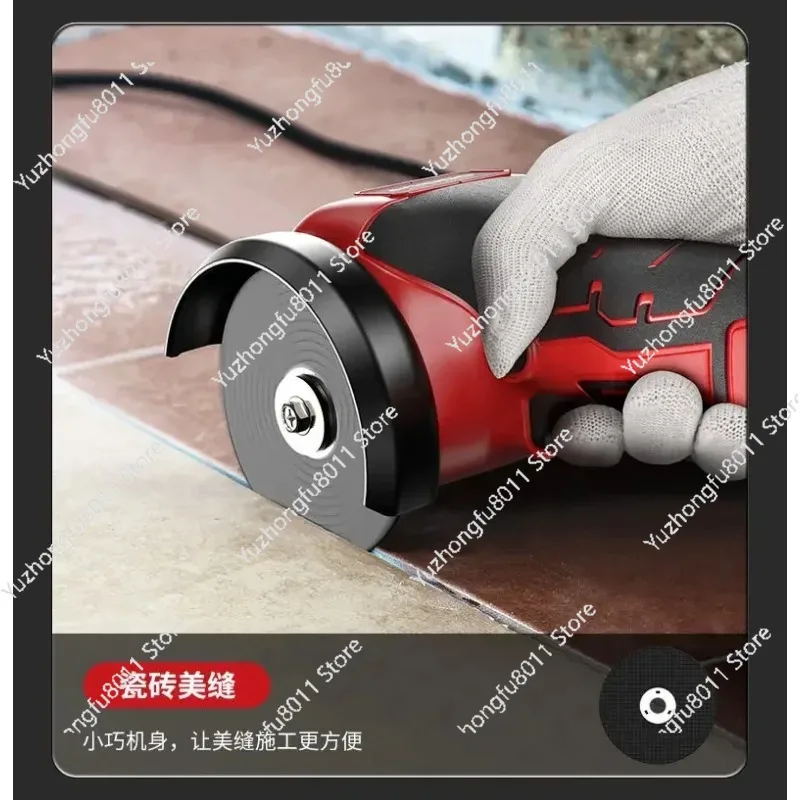 Cordless Electric Angle Grinder 16.8V 28000RPM Rechargeable Diamond Cut Grinding Tool for Polishing
