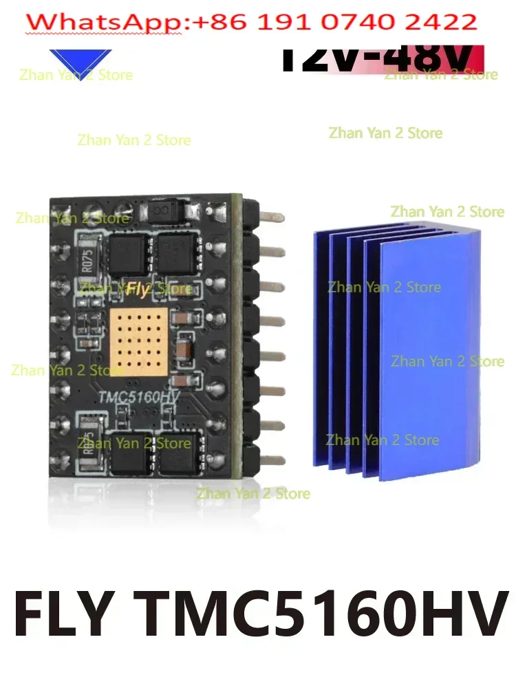 FLY High Voltage 48V TMC5160 4.4A High Current Spi Motor Drive 3D Printer Accessories