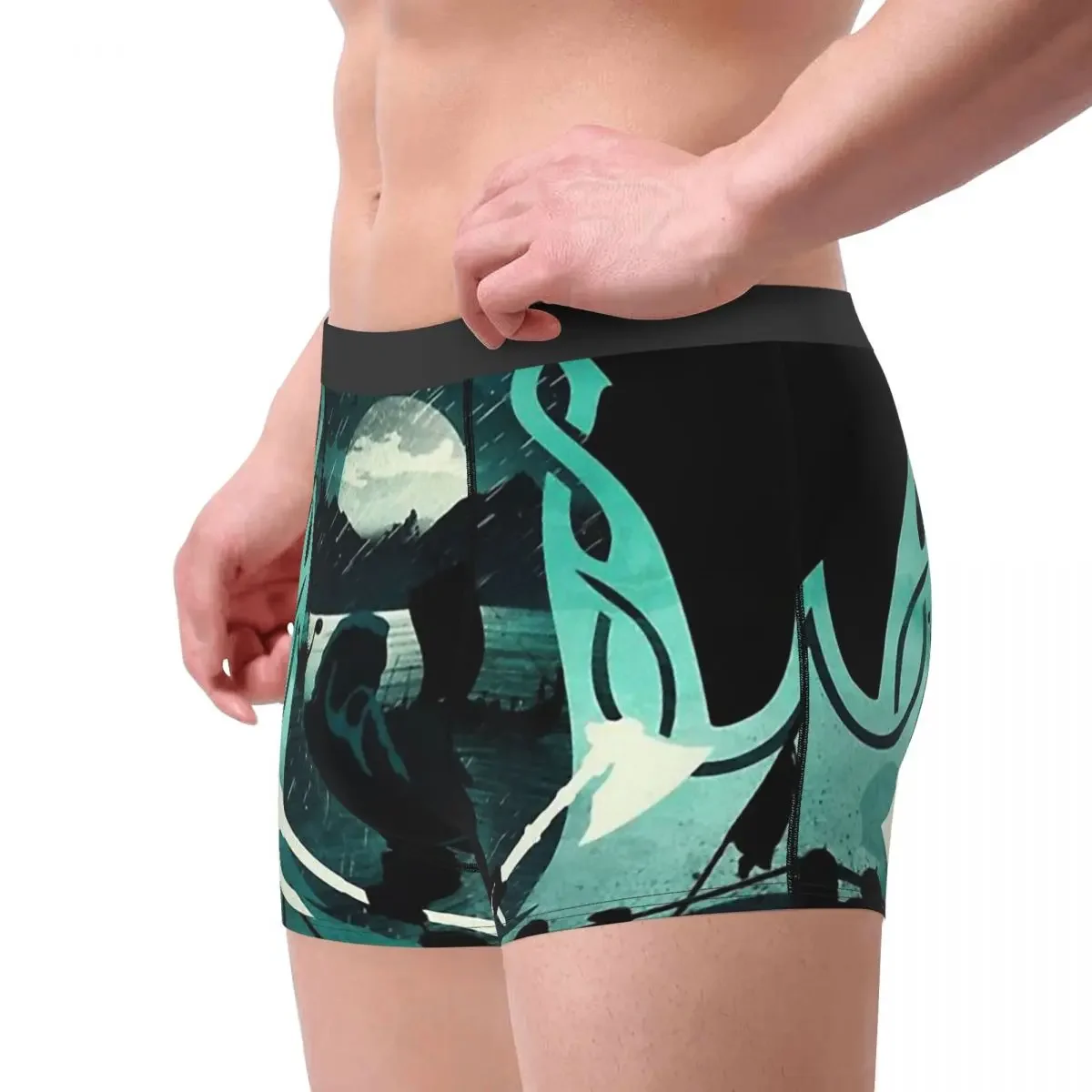 Valhalla Multiplayer Online Battle Arena Game Underpants Breathbale Panties Men's Boxer Briefs