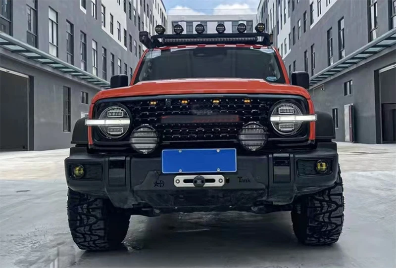 Car ABS Grille Fit for Tank 300 Defender Grille Retrofit Pieces Grille Off-road Car Car Exterior Accessories Easy Installation