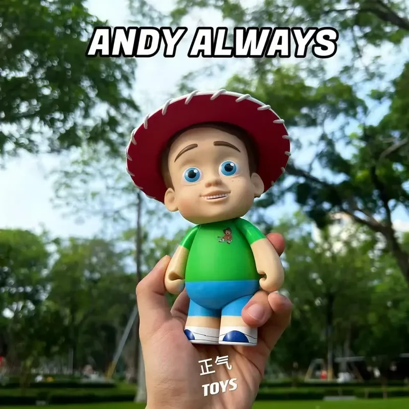 11 Models Disney Hottoys Cute Toy Story Andy Bonnie Sid Big Baby Hand Puppet Anime Action Figure Model Toy Kawaii Doll Kids Gift