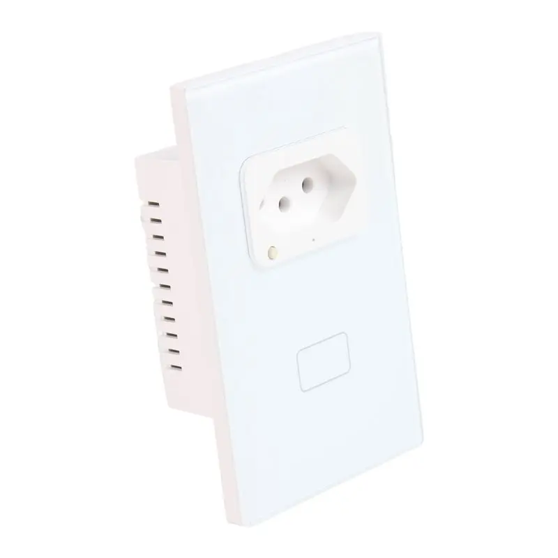 Reliable-Tuya Wifi Smart Light Switch With Socket And Work Smart Pane Switch For Brazil Smart Home Wall BR Plug,Tuya Wifi Smart